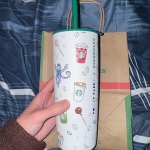 UNRELEASED Starbucks x Roller Rabbit Holiday Cup